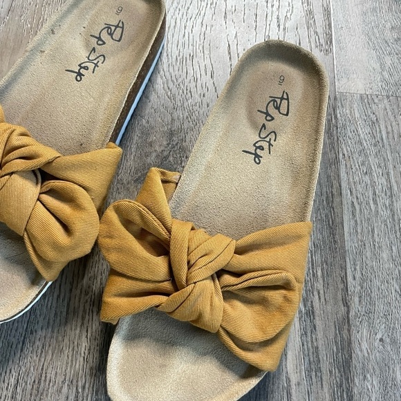 Pep Step Women’s Cute Summer Sandals with Tie Knot On Top - Picture 3 of 6